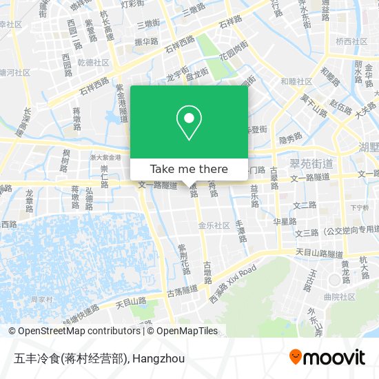 五丰冷食(蒋村经营部) map