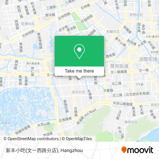 新丰小吃(文一西路分店) map