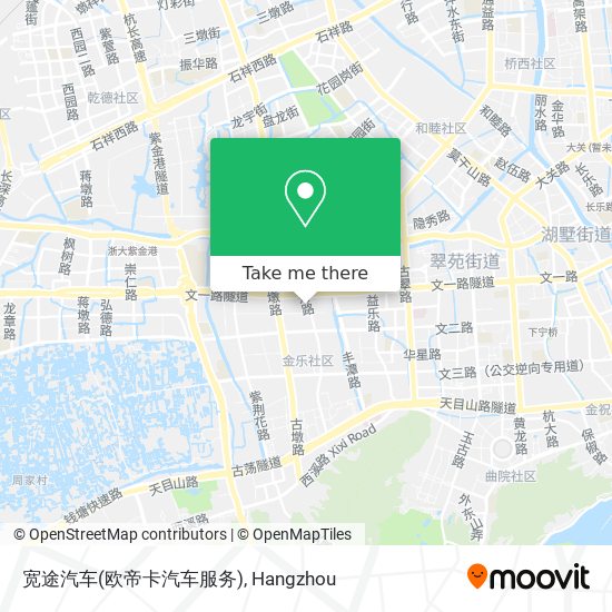 宽途汽车(欧帝卡汽车服务) map