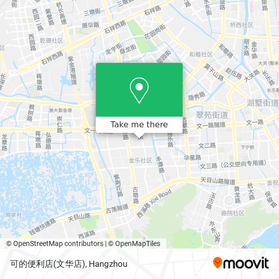 可的便利店(文华店) map