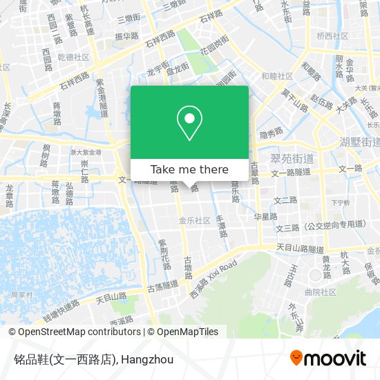 铭品鞋(文一西路店) map