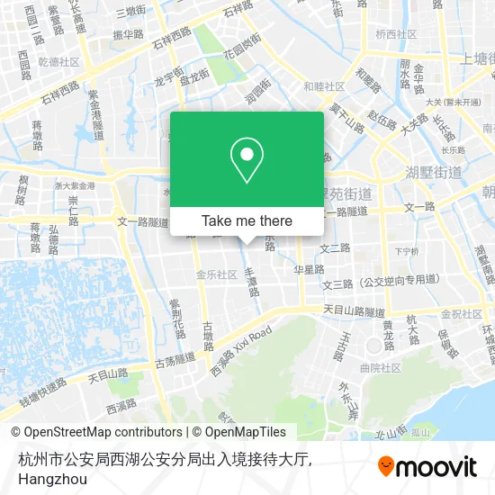 杭州市公安局西湖公安分局出入境接待大厅 map