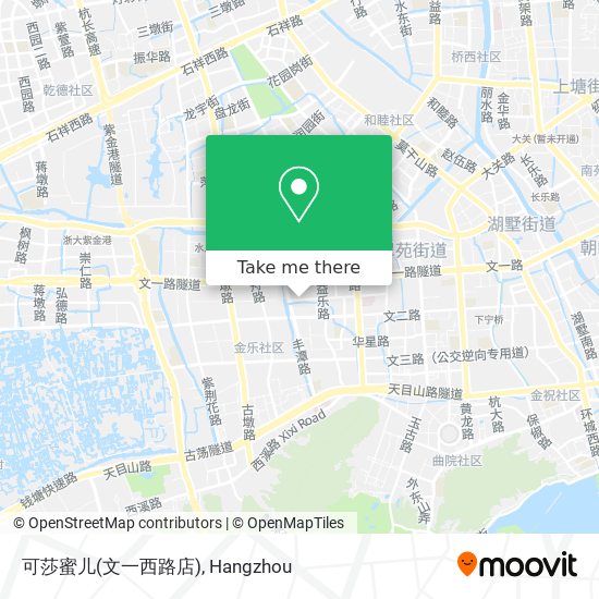 可莎蜜儿(文一西路店) map