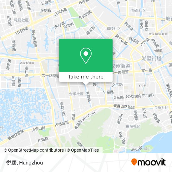 悦唐 map