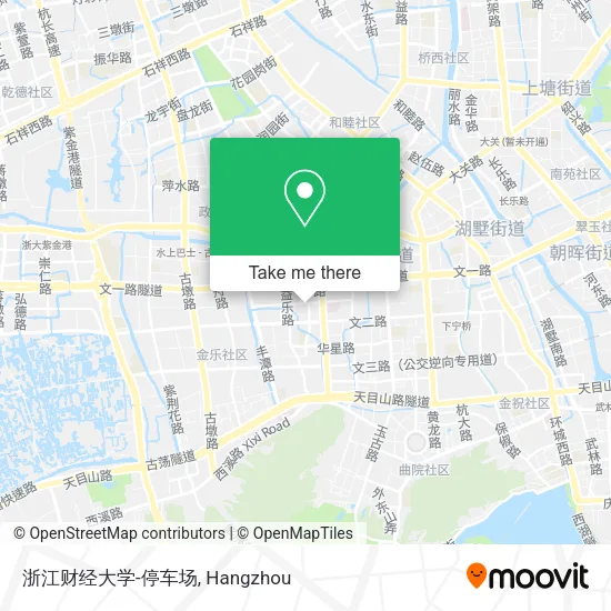 浙江财经大学-停车场 map