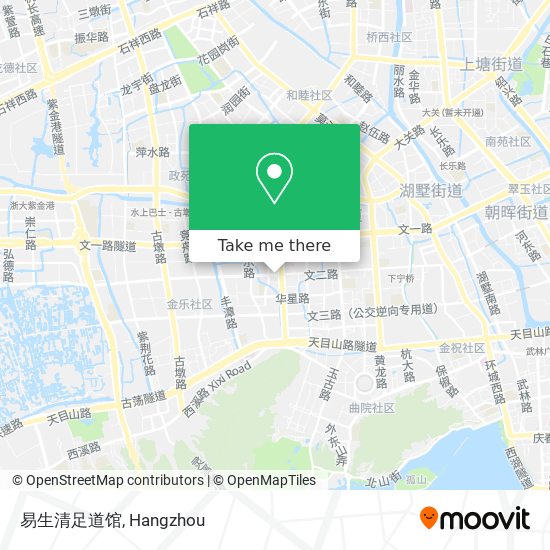 易生清足道馆 map
