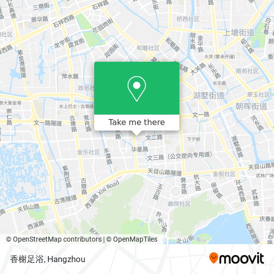 香榭足浴 map