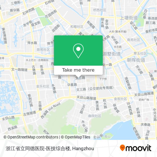 浙江省立同德医院-医技综合楼 map