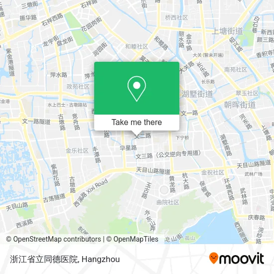 浙江省立同德医院 map