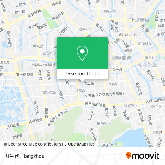 U生代 map