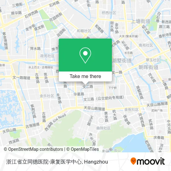 浙江省立同德医院-康复医学中心 map