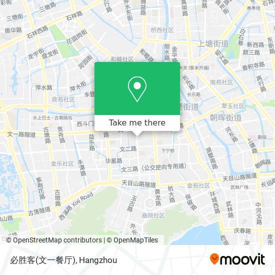 必胜客(文一餐厅) map