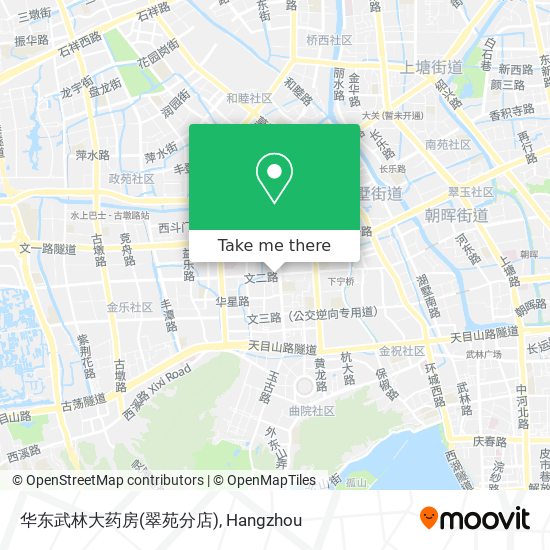 华东武林大药房(翠苑分店) map