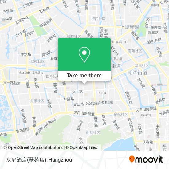 汉庭酒店(翠苑店) map