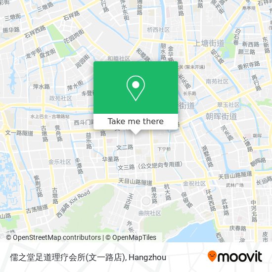 儒之堂足道理疗会所(文一路店) map
