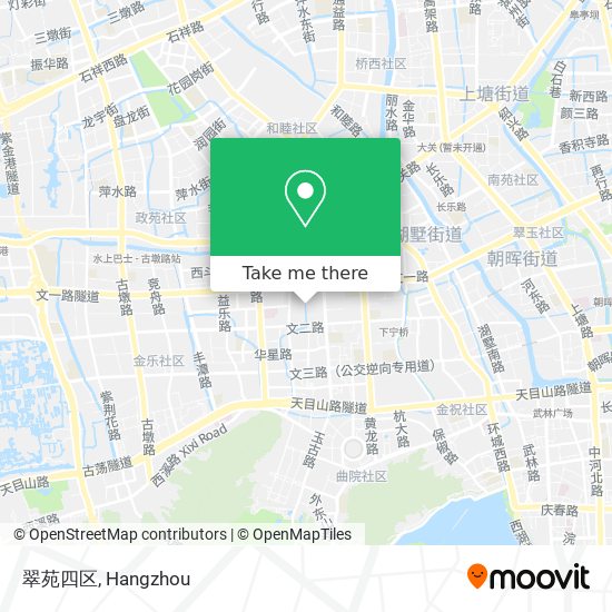 翠苑四区 map