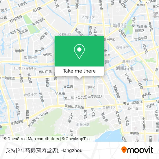 英特怡年药房(延寿堂店) map