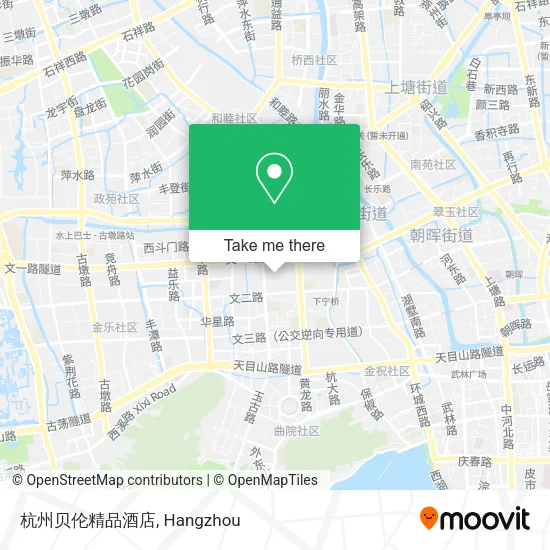 杭州贝伦精品酒店 map