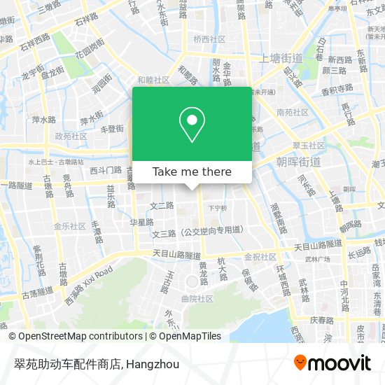 翠苑助动车配件商店 map