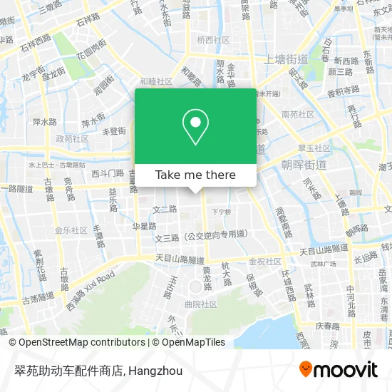 翠苑助动车配件商店 map