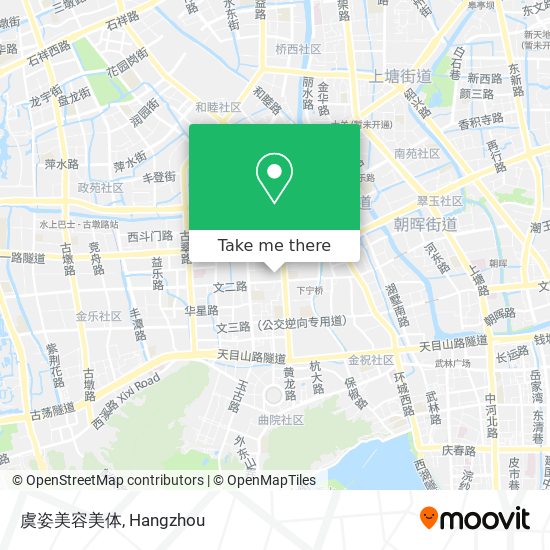 虞姿美容美体 map