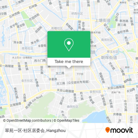 翠苑一区-社区居委会 map