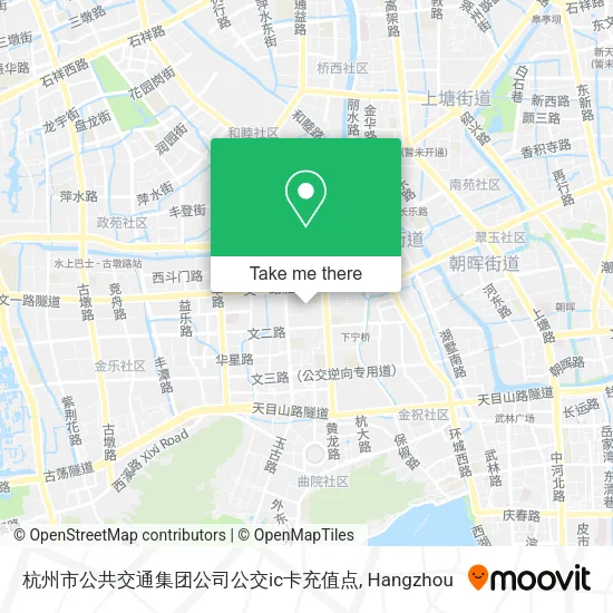 杭州市公共交通集团公司公交ic卡充值点 map