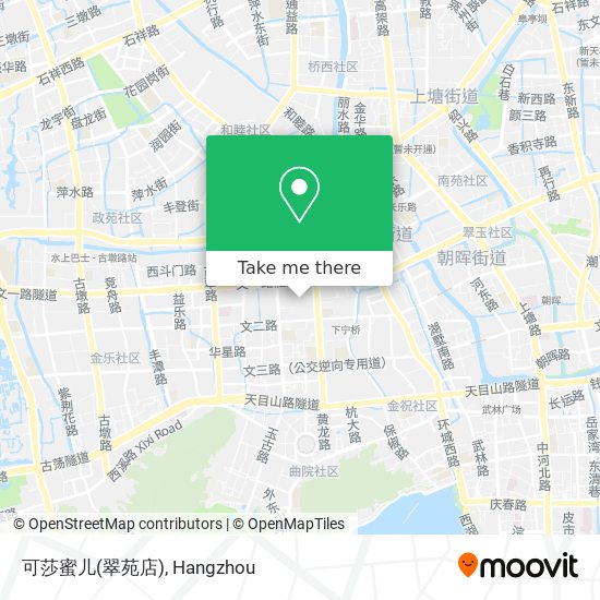 可莎蜜儿(翠苑店) map