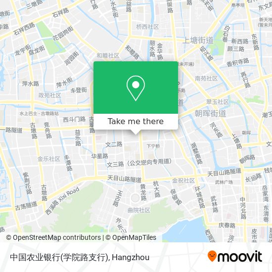 中国农业银行(学院路支行) map