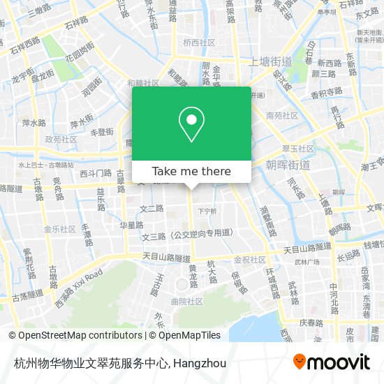 杭州物华物业文翠苑服务中心 map
