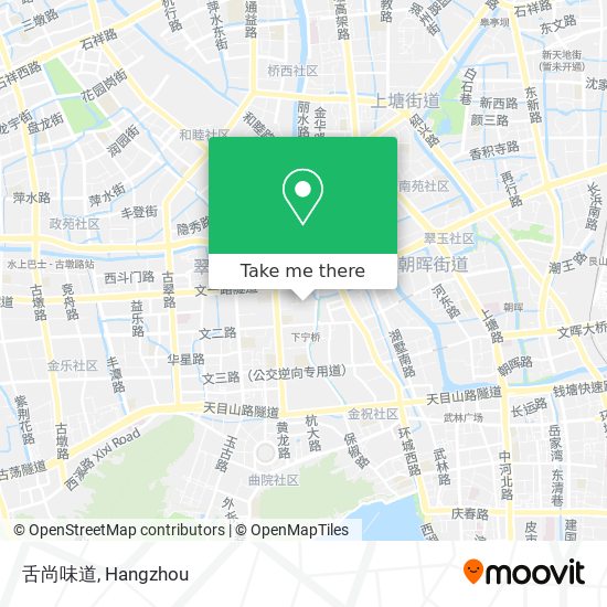 舌尚味道 map