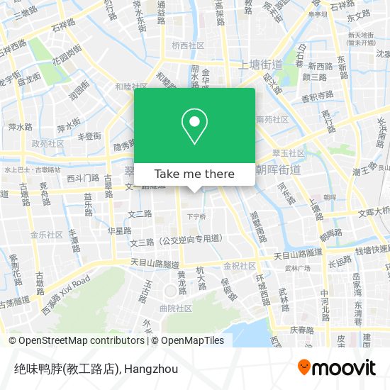 绝味鸭脖(教工路店) map