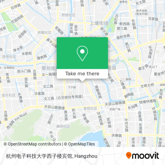 杭州电子科技大学西子楼宾馆 map