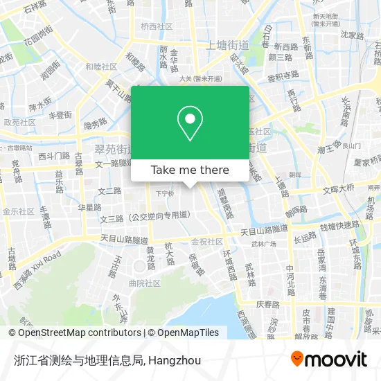 浙江省测绘与地理信息局 map