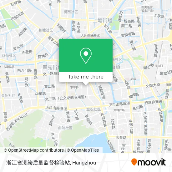 浙江省测绘质量监督检验站 map