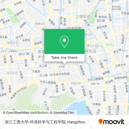 浙江工商大学-环境科学与工程学院 map
