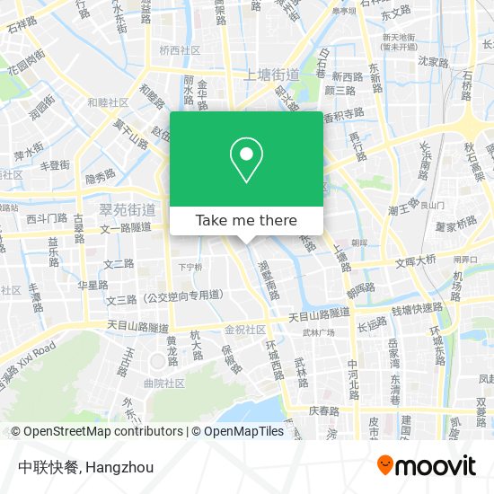 中联快餐 map