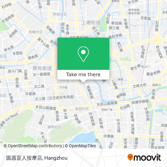 圆愿盲人按摩店 map