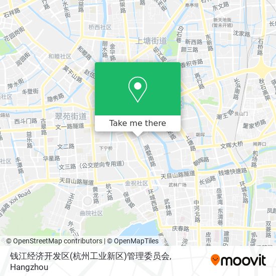 钱江经济开发区(杭州工业新区)管理委员会 map
