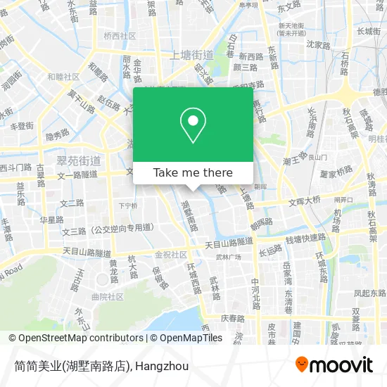 简简美业(湖墅南路店) map