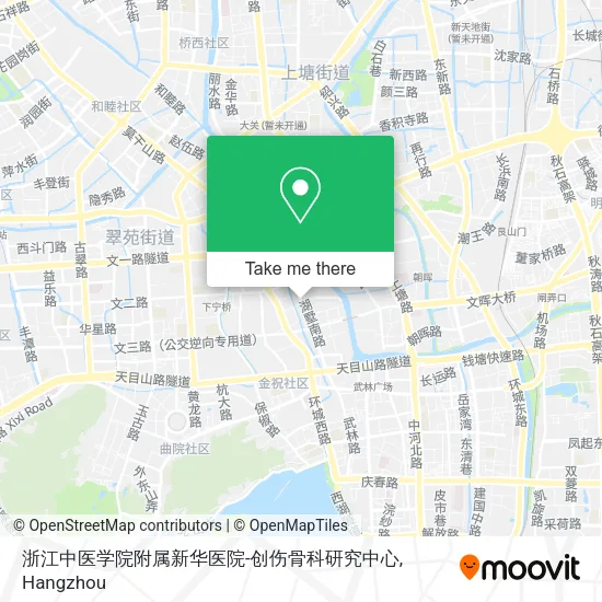 浙江中医学院附属新华医院-创伤骨科研究中心 map