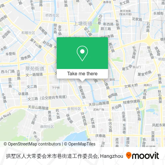 拱墅区人大常委会米市巷街道工作委员会 map