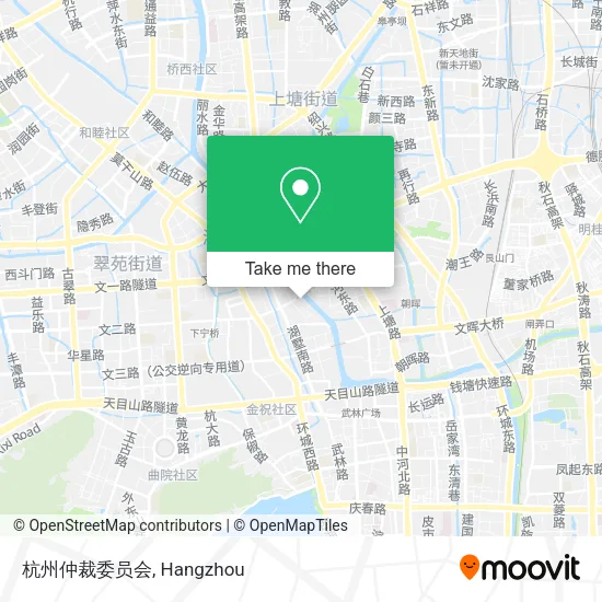 杭州仲裁委员会 map