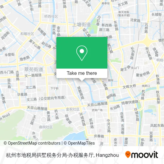杭州市地税局拱墅税务分局-办税服务厅 map