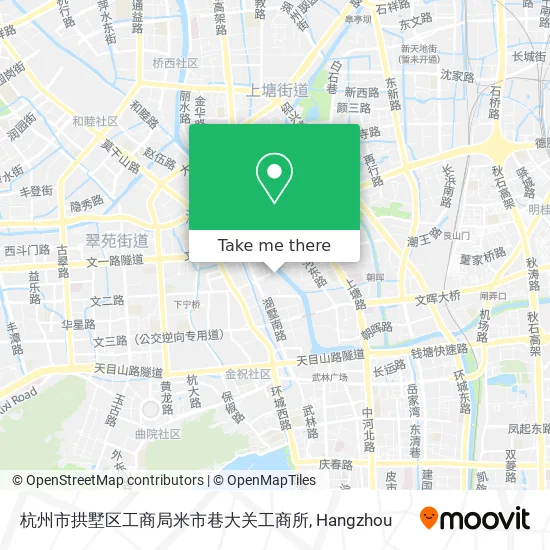 杭州市拱墅区工商局米市巷大关工商所 map