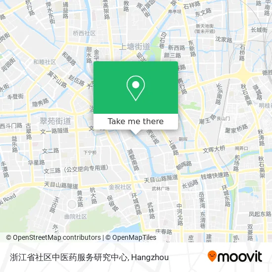 浙江省社区中医药服务研究中心 map