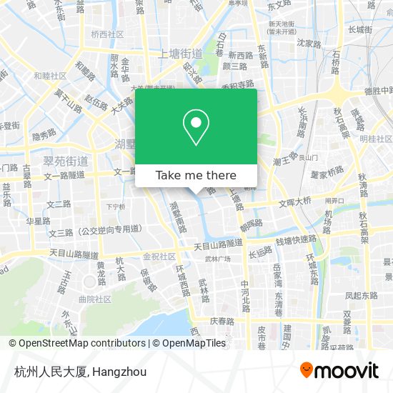 杭州人民大厦 map