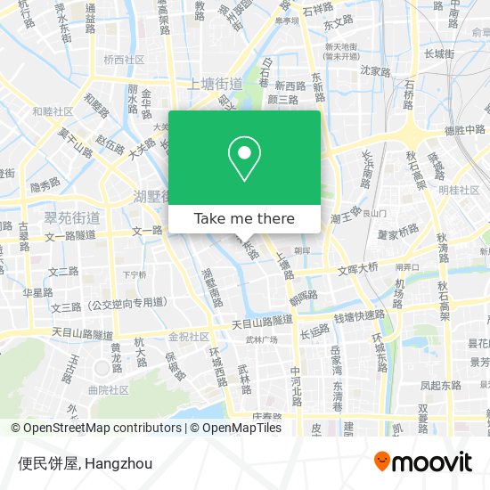 便民饼屋 map