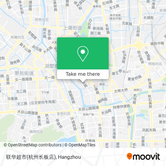 联华超市(杭州长板店) map
