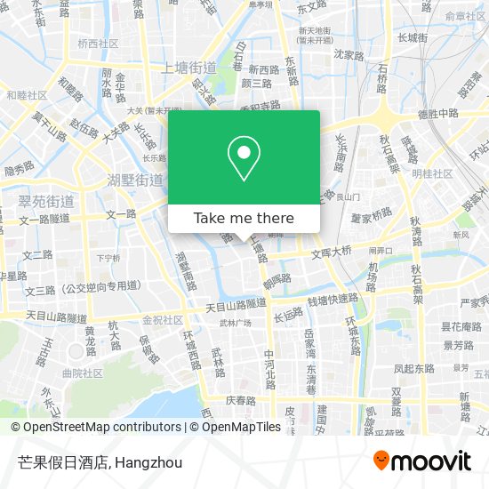 芒果假日酒店 map